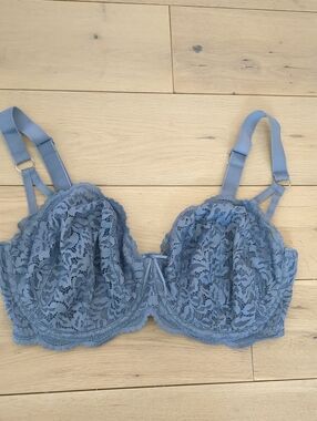 34G Primark Lace Underwire Blue Bra